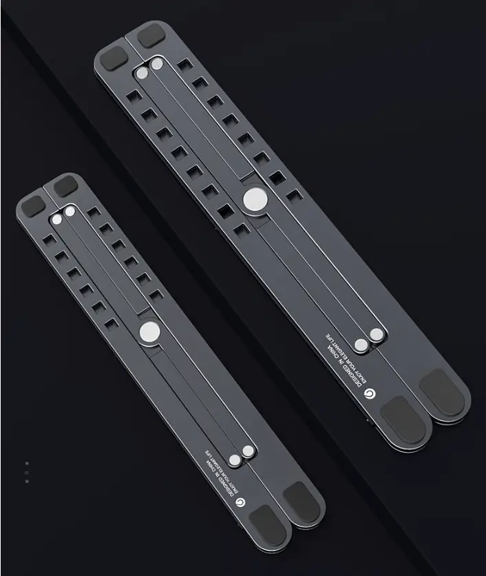 support ordinateur pliable aluminium