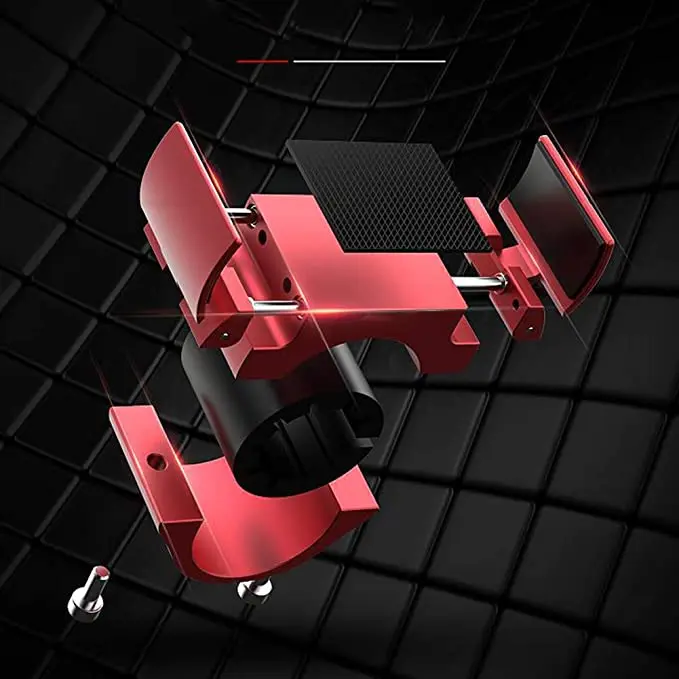 Support vélo anneau pliant en aluminium pour téléphone
