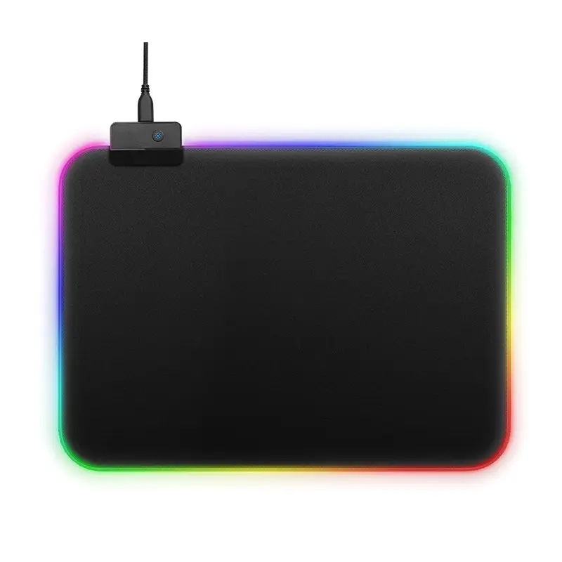 Tapis LED 11 modes pour souris et clavier, éclairage sur 4 côtés