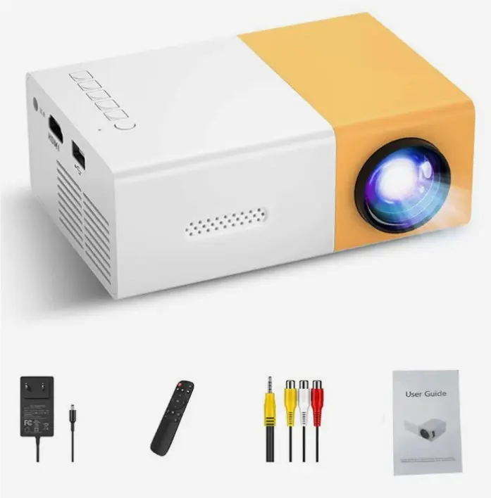 Vidéoprojecteur compact 600 lumens à LED, compatible 1080p