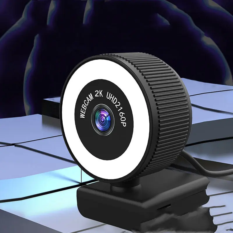 Webcam 1080p avec micro intégré et câble USB de 1,5 m